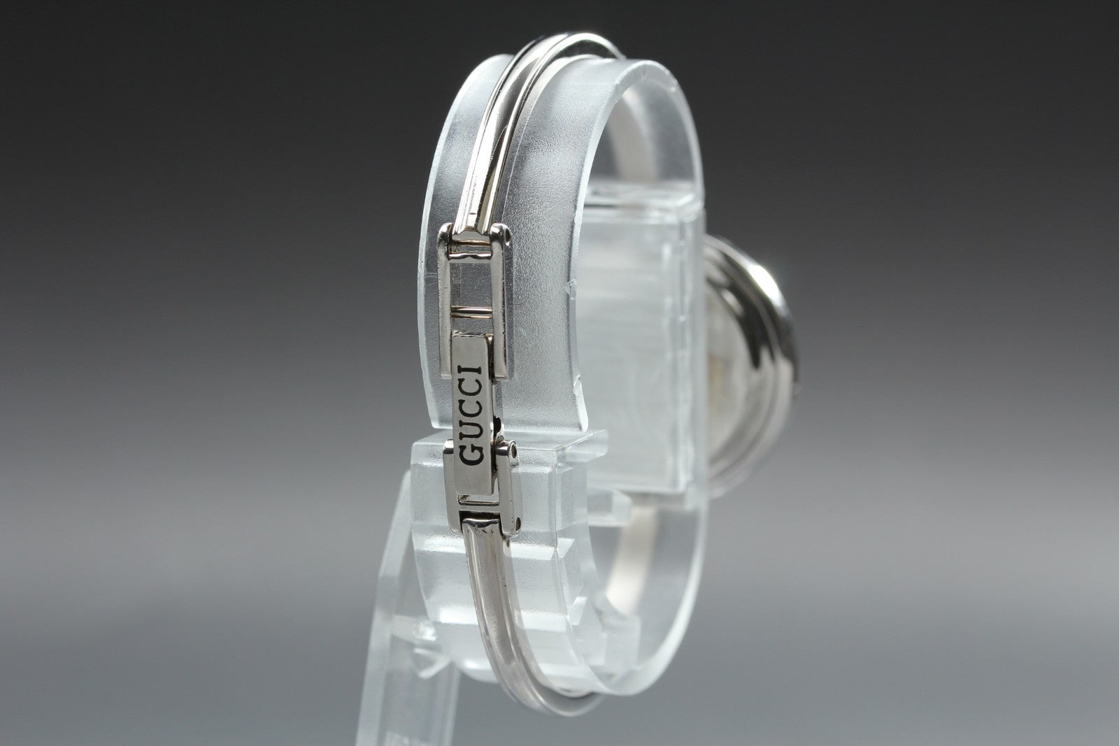 Vintage Gucci Change Bezel 11/12.2 Silver White Dial Women's Qz Watch [15.25cm]