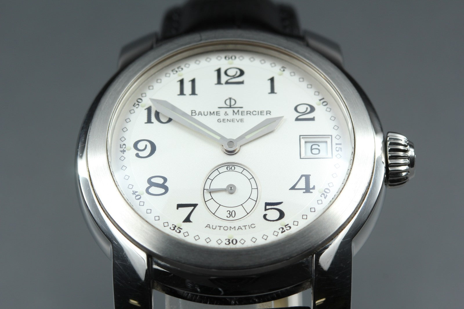 BAUME＆MERCIER Capeland MV045221 Automatic White Men's Watch 38mm JAPAN Box