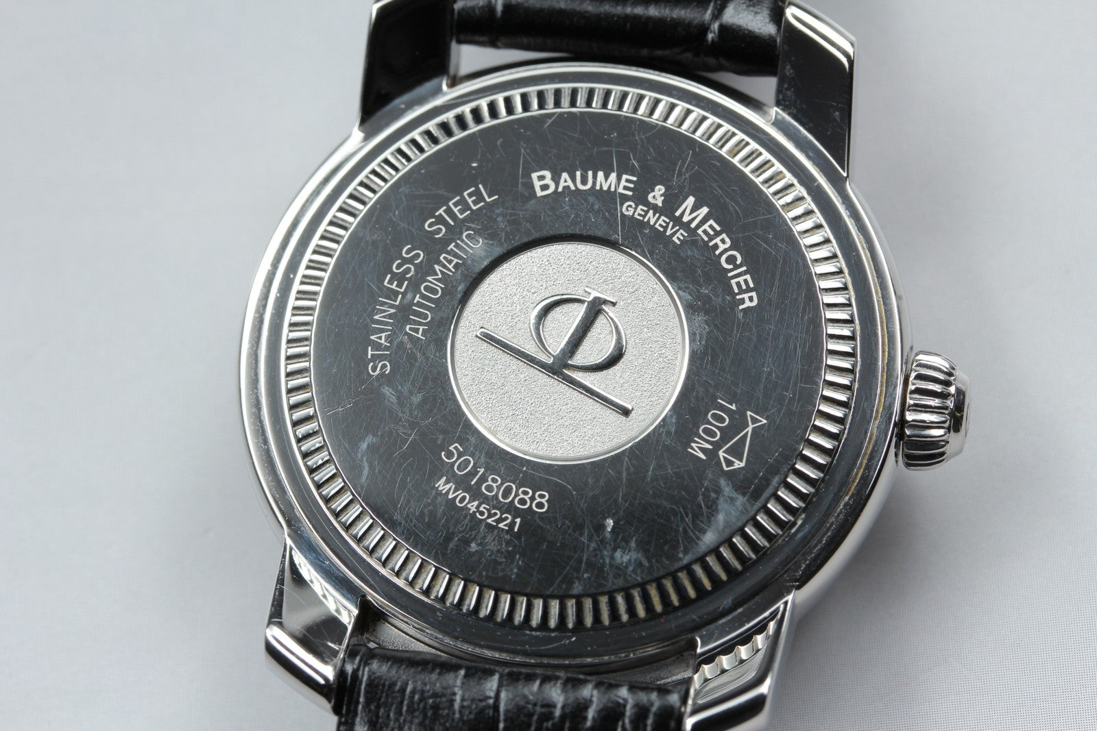 BAUME＆MERCIER Capeland MV045221 Automatic Silver Date Men's Watch 37mm JAPAN
