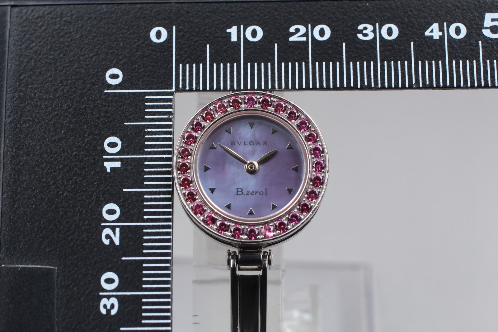 [Exc+5] BVLGARI B.zero1 BZ22S Rhodolite Garnet Blue Pink Women's Quartz Watch