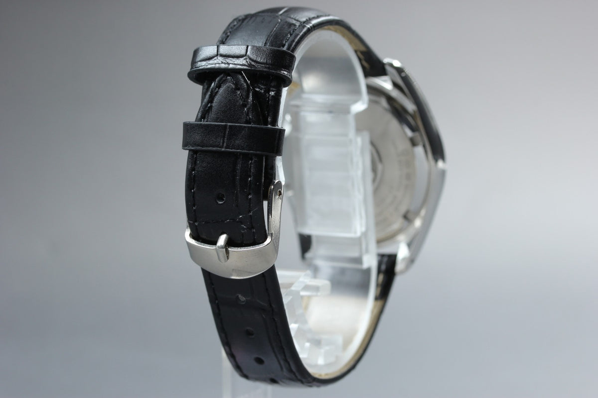 New Batt SEIKO Grand Seiko 9F83-0AH0 Quartz Black Day/Date Men's Watch 36mm JP