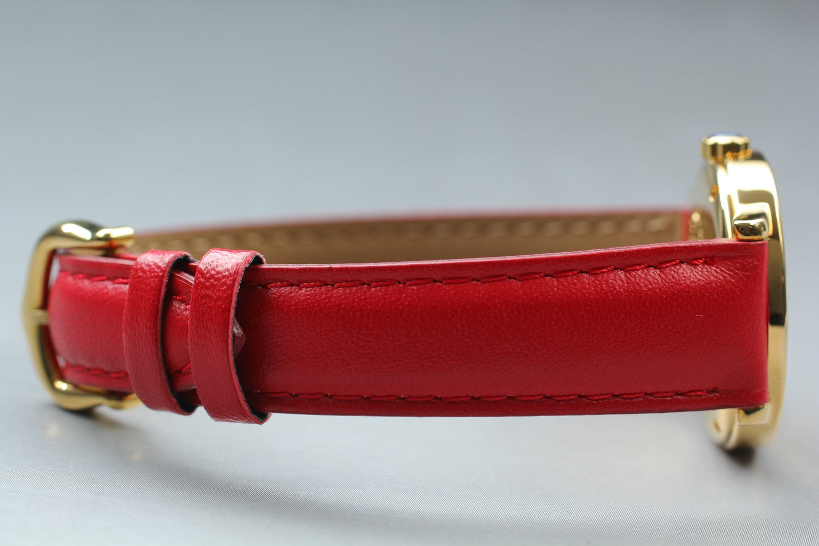 Vintage Cartier Must Ronde de Cartier 1801 Red 27mm Women's Quartz Watch [Box]