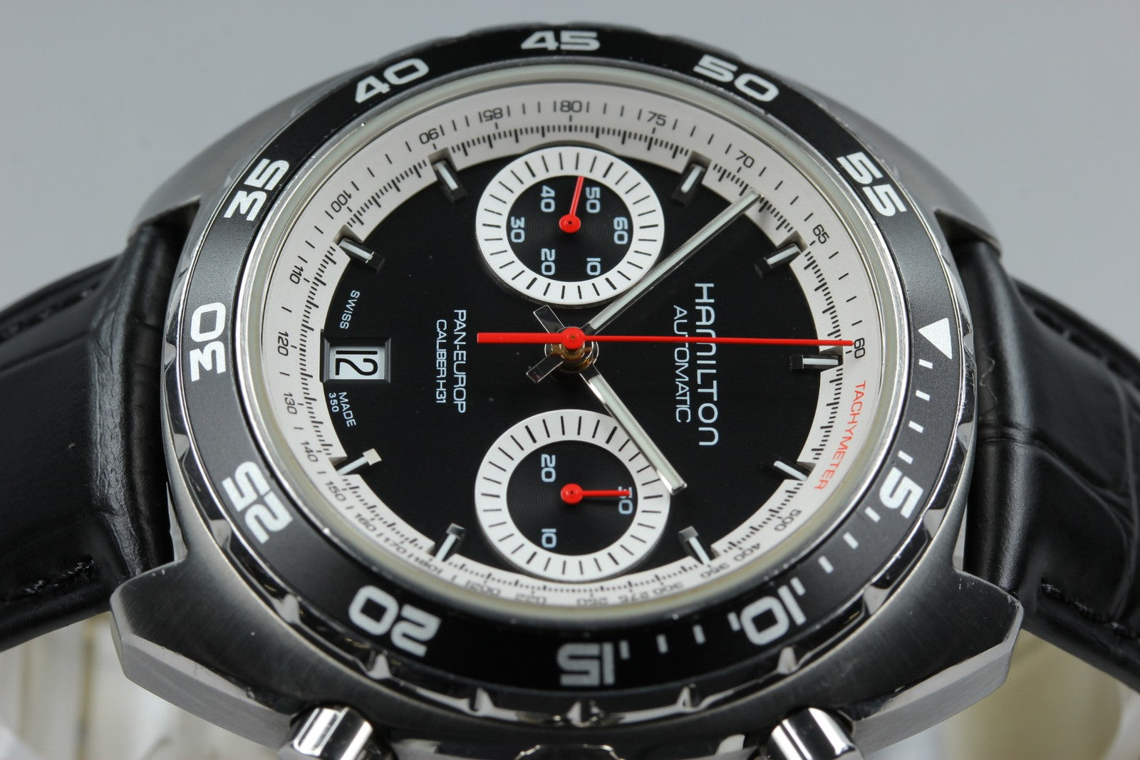 HAMILTON Pan Europ H357560 Chronograph 44mm Automatic Black Men's Watch