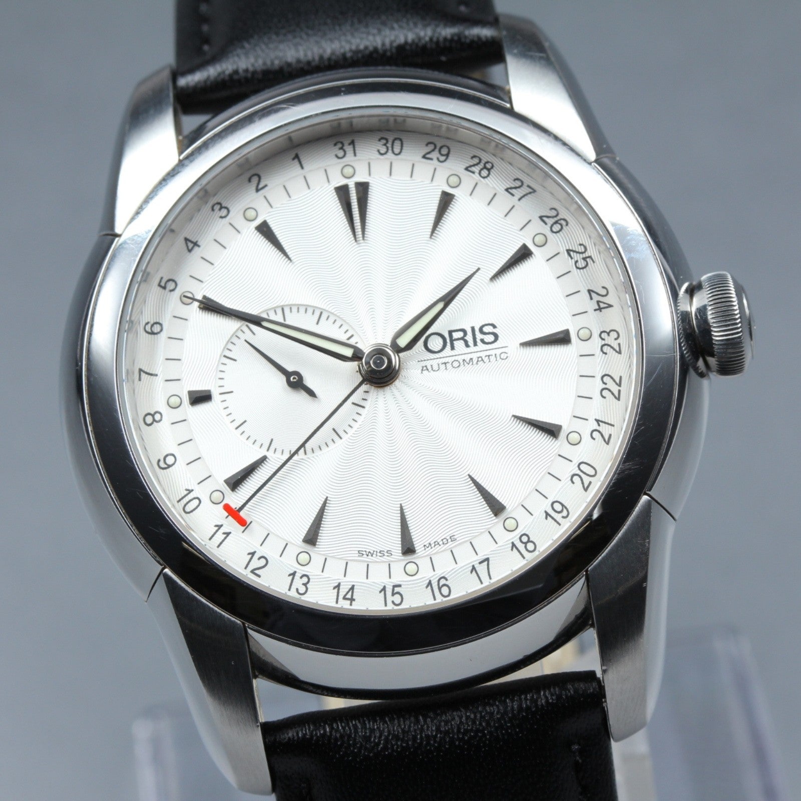 ORIS Artelier 7545 Silver Dial Automatic Small Second Men's Watch 44mm Exc+5 JP