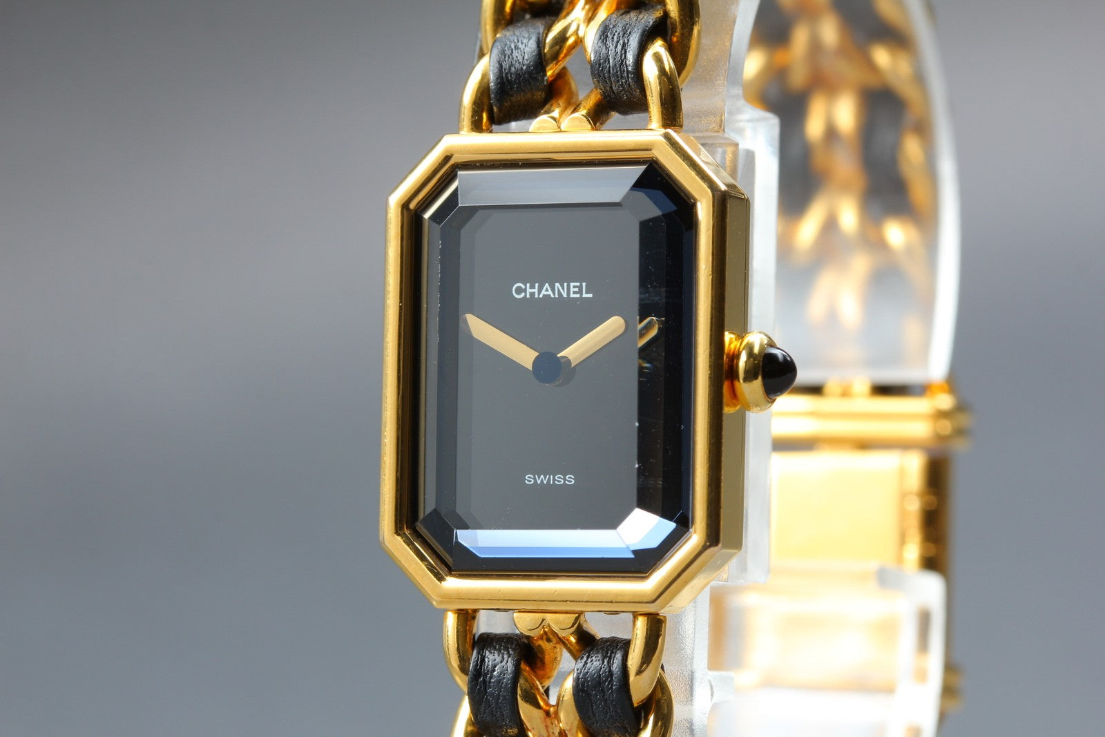 [Overhauled] CHANEL Premiere L Size Black Dial Gold 20mm Quartz Women’s Watch