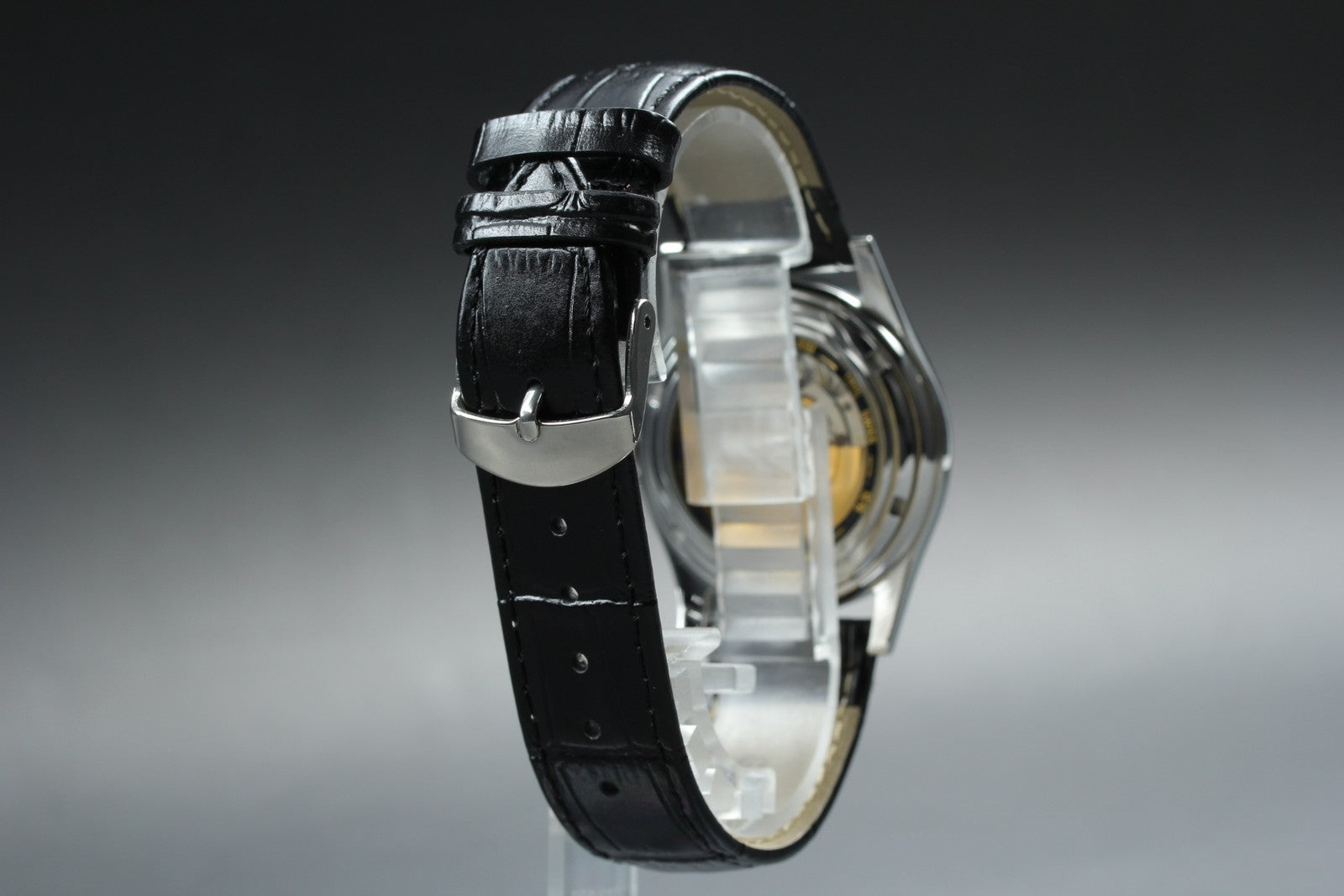 Vintage ORIS Pointer Date 7476 Automatic Black Date Men's Watch 37mm From JAPAN