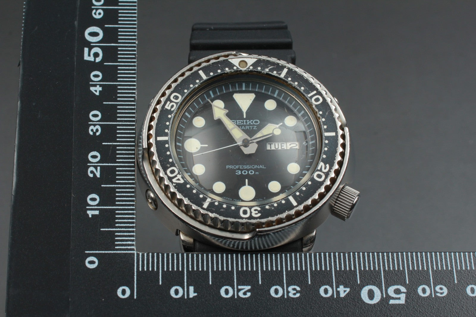 Exc+4* SEIKO Seiko Professional 300m Diver 7549-7010 Quartz Men’s Watch 47mm JP