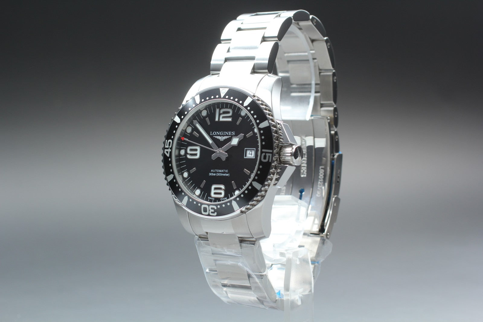 [MINT Box] Longines HydroConquest L3.742.4 Black 41mm Automatic Men's Watch