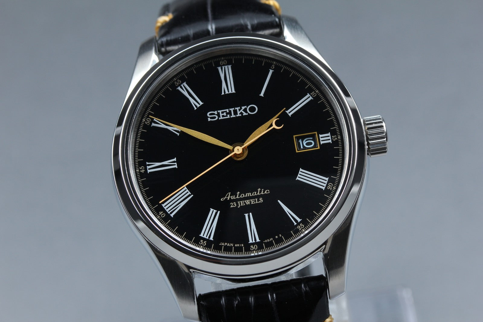 SEIKO Presage 6R15-03E0 SARX029 Automatic Black Date Men's Watch 40mm N MINT*Box