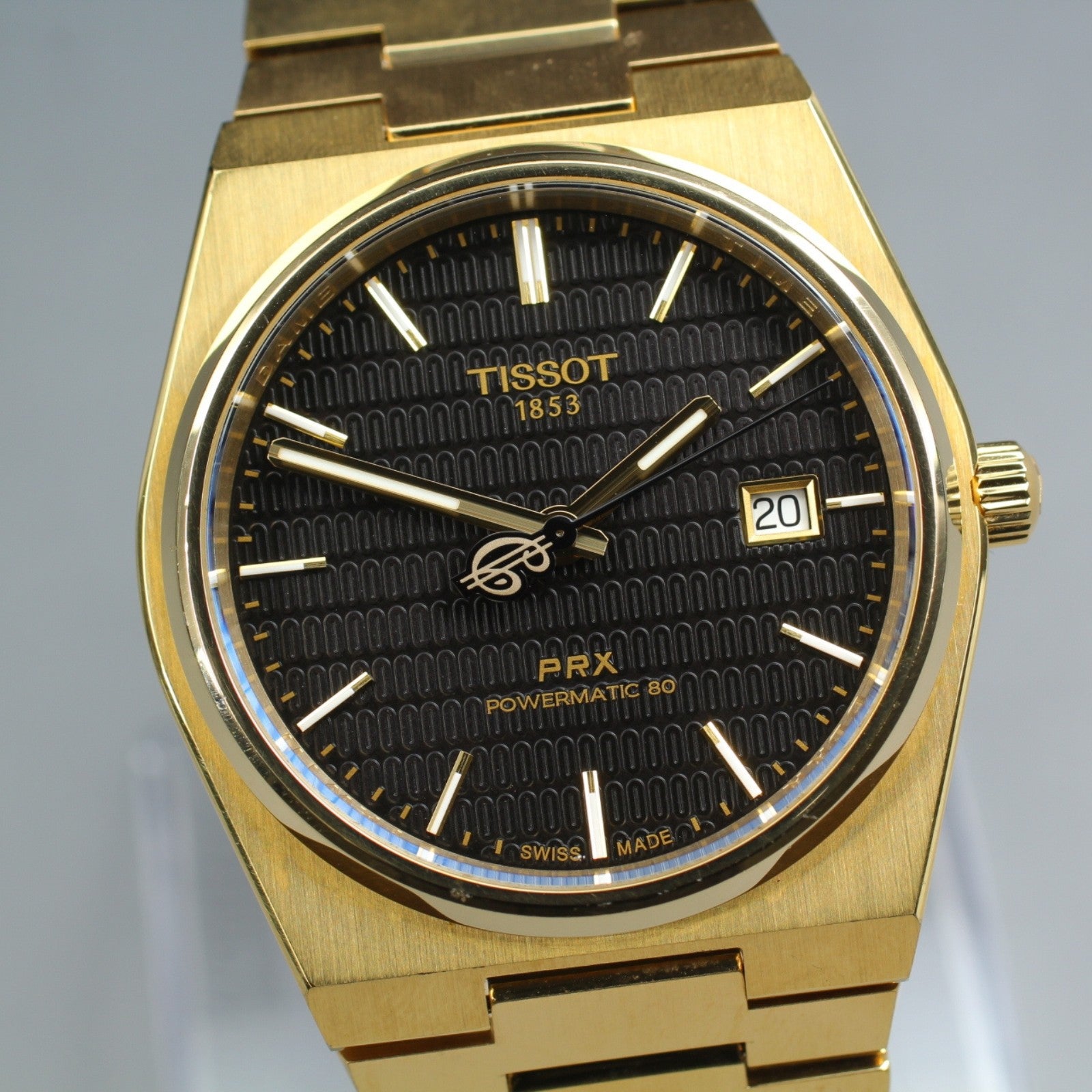TISSOT Tissot PRX T137407T ADL Black Dial Automatic Men's Watch From JAPAN Exc+5