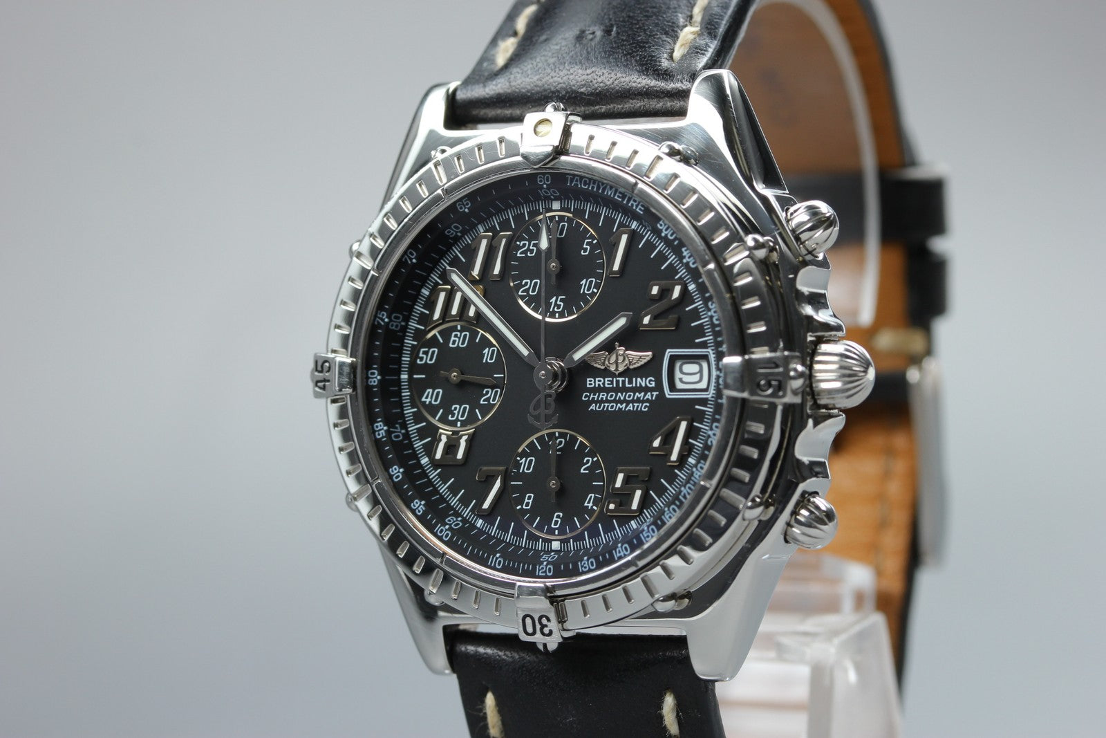 Breitling Chronomat A13050.1 Chronograph Black Dial Automatic 39mm Men's Watch