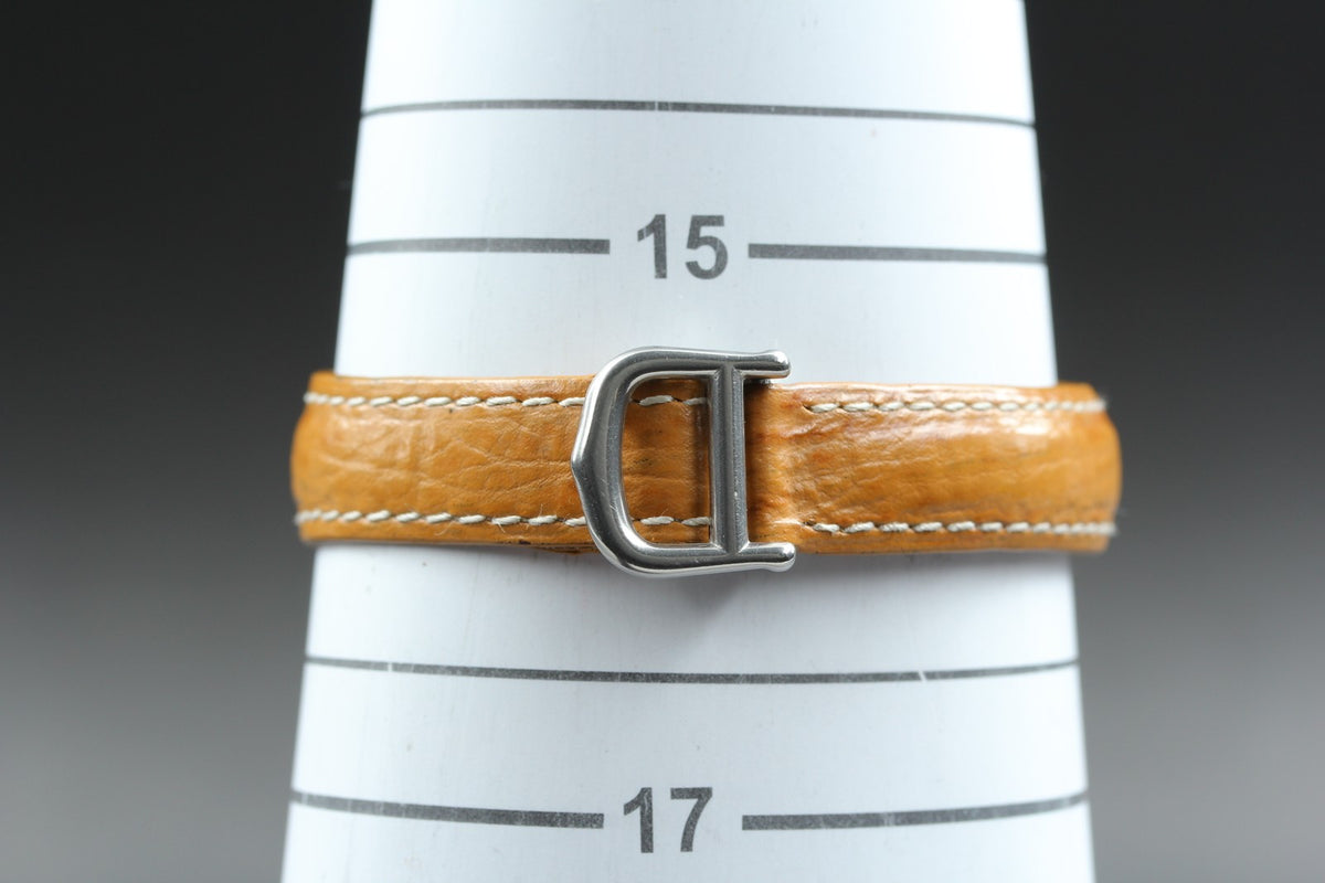 Vintage Cartier Must De 21 1340 Silver Quartz Women's Watch 27mm JAPAN Box
