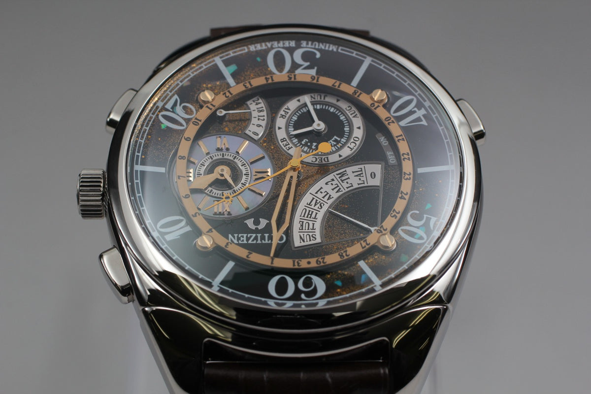 Limited[N MINT Box] Citizen Campanola 6765-T008186TA Minute Repeater Men's Watch