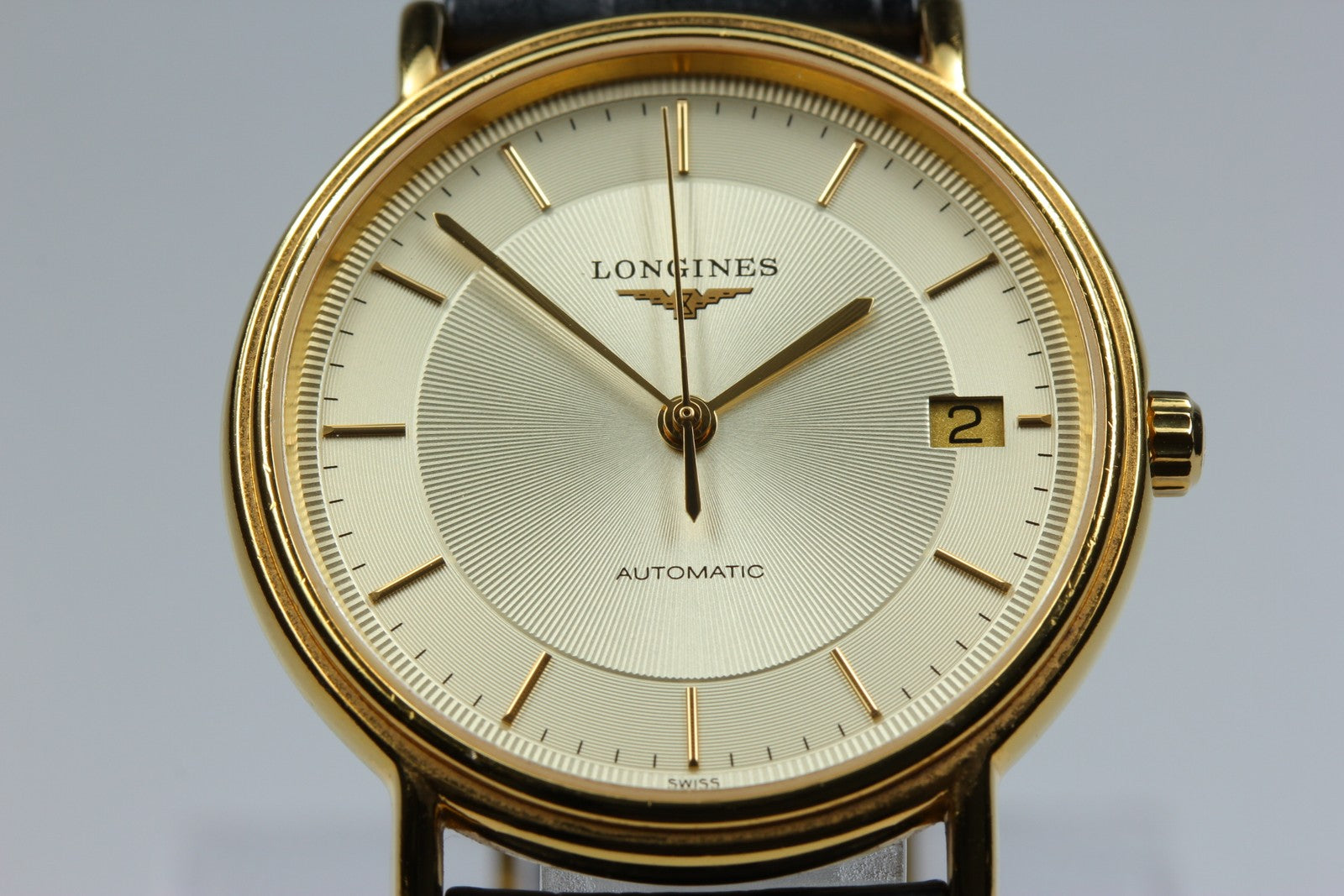 Vintage LONGINES Grand Classic L4.721.2 Automatic Gold Women's Watch 34mm JAPAN
