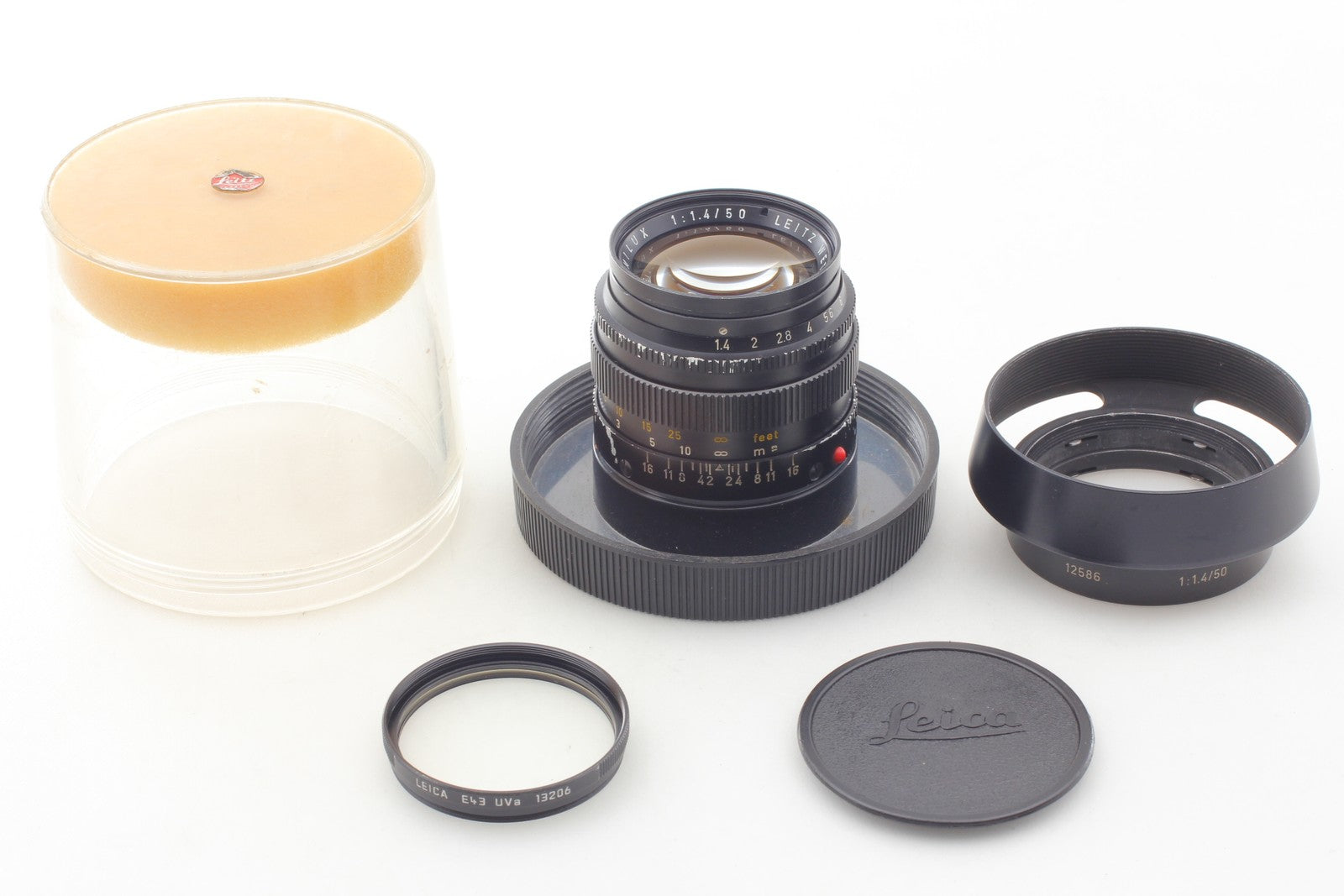 [Opt MINT w/Hood] Leica Leitz Wetzlar Summilux M 50mm f1.4 E43 Ver2 II 2nd JAPAN