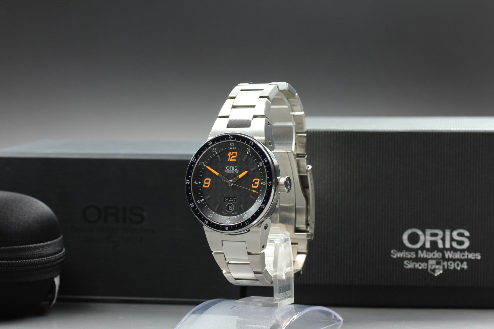 ORIS Williams F1 Team 7595 Date Black Dial Automatic Day/Date Men's Watch [Box]