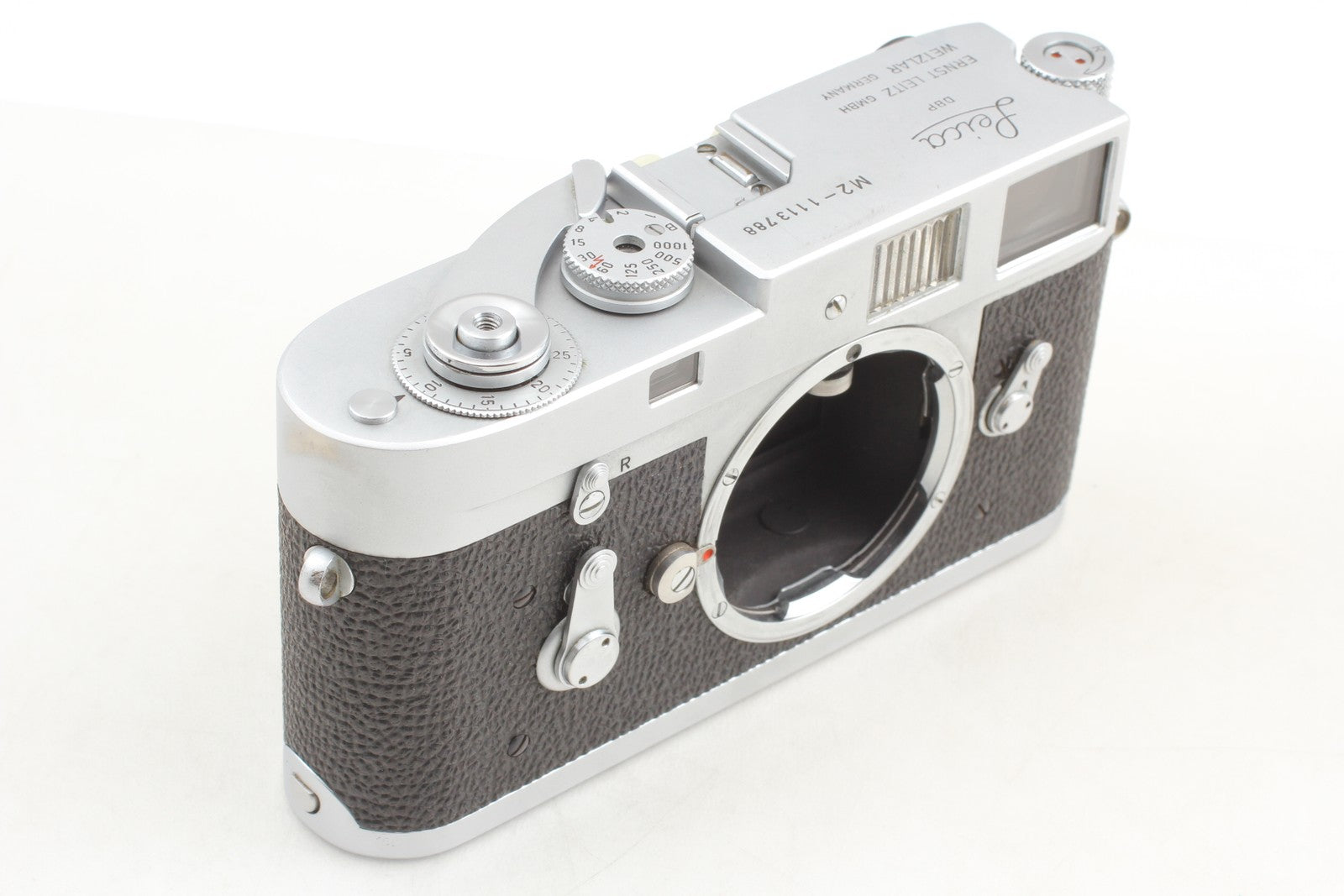[N MINT+++] Leica Leitz M2 Silver 35mm Film Camera + 50mm 5cm f2 Summicron JAPAN