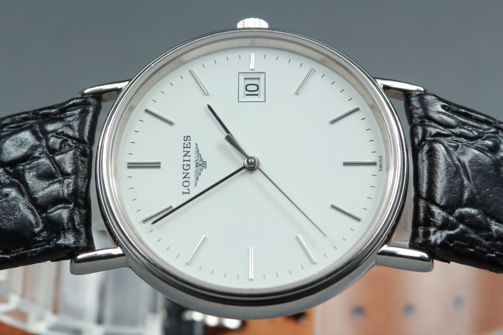 [Exc+5] LONGINES Grand Classic L4.720.4 White Dial 32mm Quartz Men's Watch