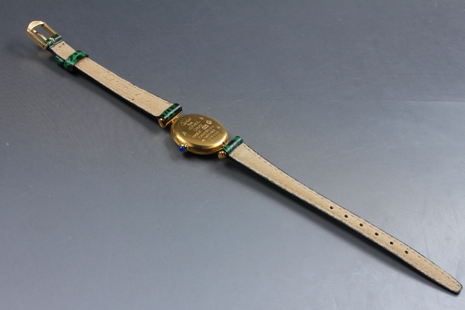Vintage [Near MINT- Box] Cartier Must Colisee Vermeil 590002 Women's Qz Watch