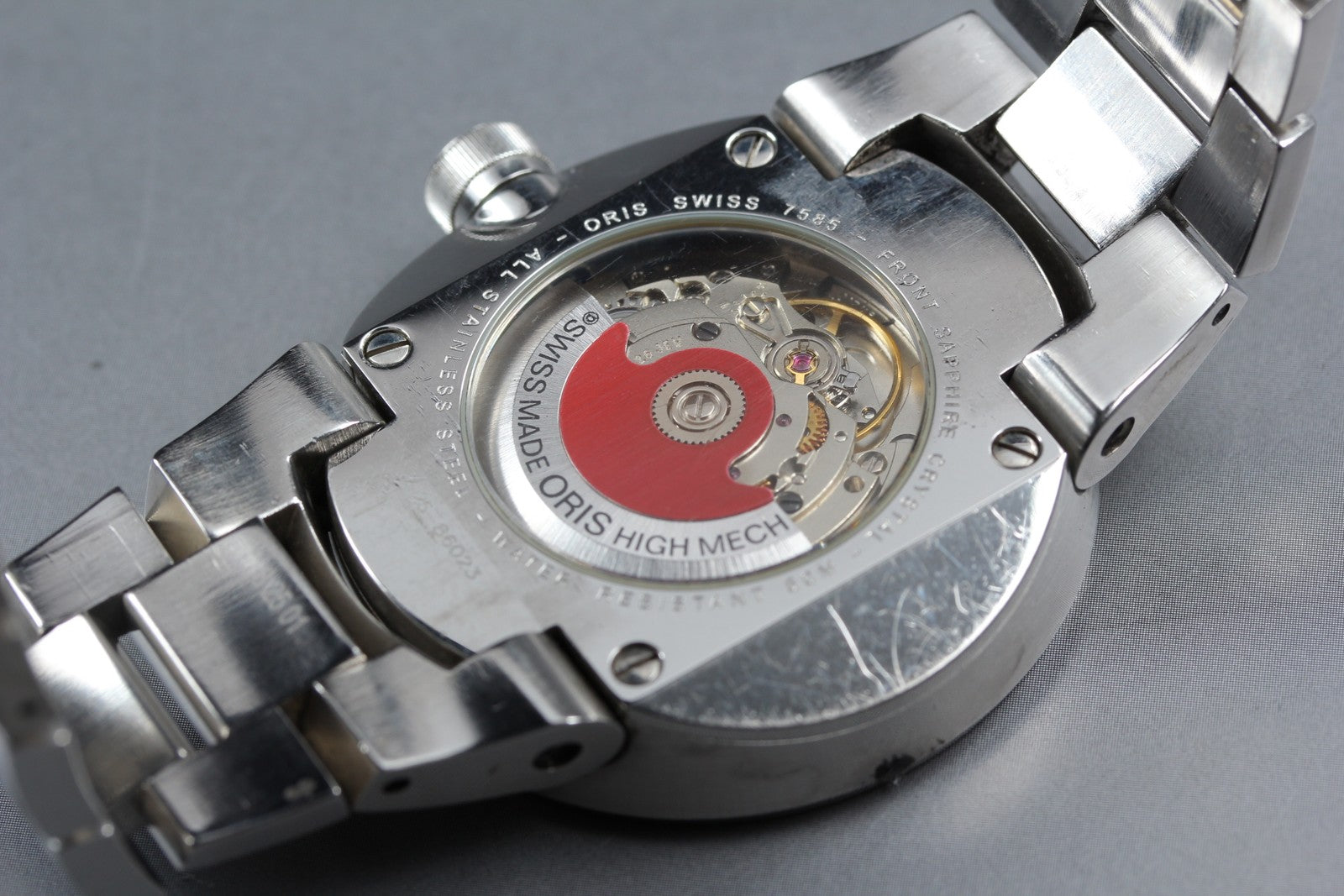 ORIS Williams F1 Team Pointer Date 7585 Automatic Men's Watch 42mm JAPAN Box