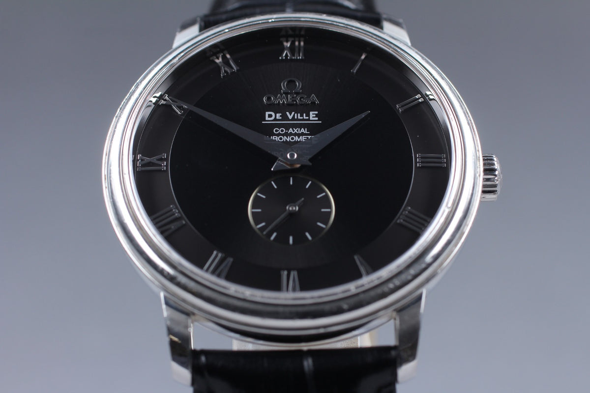 [Exc+5 Box] Omega De Ville Prestige 4813.50.01 38mm Black Automatic Men's Watch