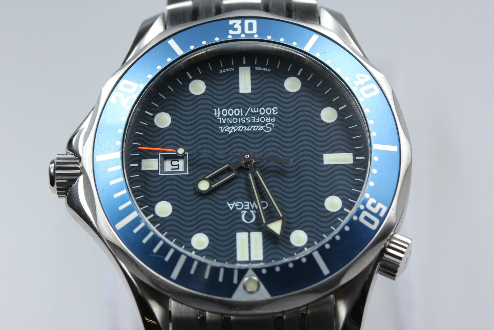 OMEGA Seamaster 300M 2541.80 Cal.1538 196.1523 Blue 41mm Qz Men's Watch [Box]
