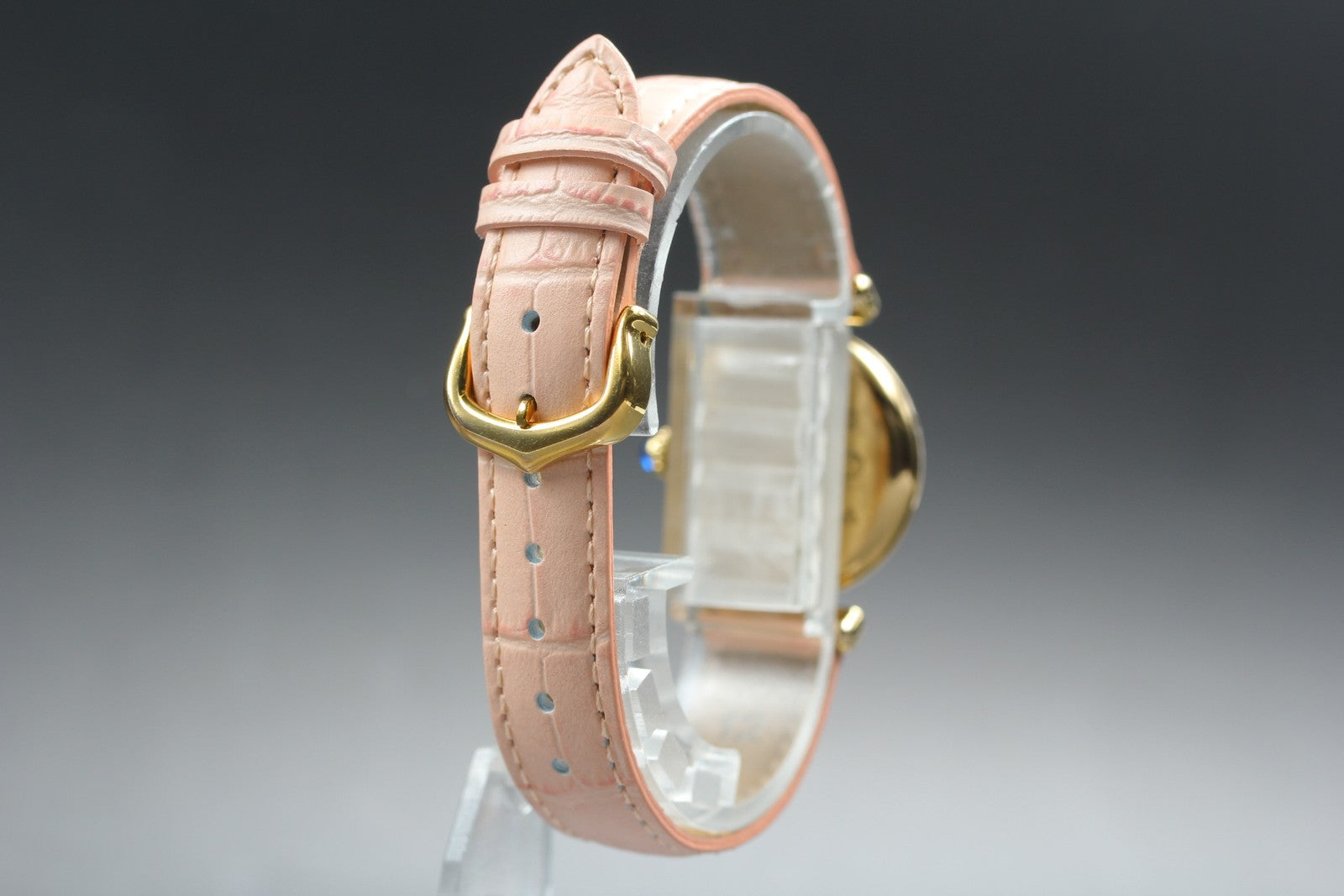 Cartier Must Colisee Vermeil 590002 Pink Gold Women's Quartz Watch Vintage