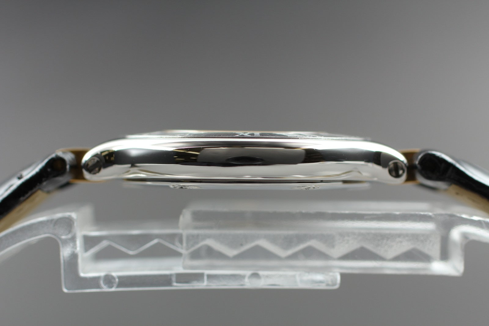 [Exc+4] Cartier Must de Cartier 21 1340 Silver Black 27mm Women’s Qz Watch JAPAN