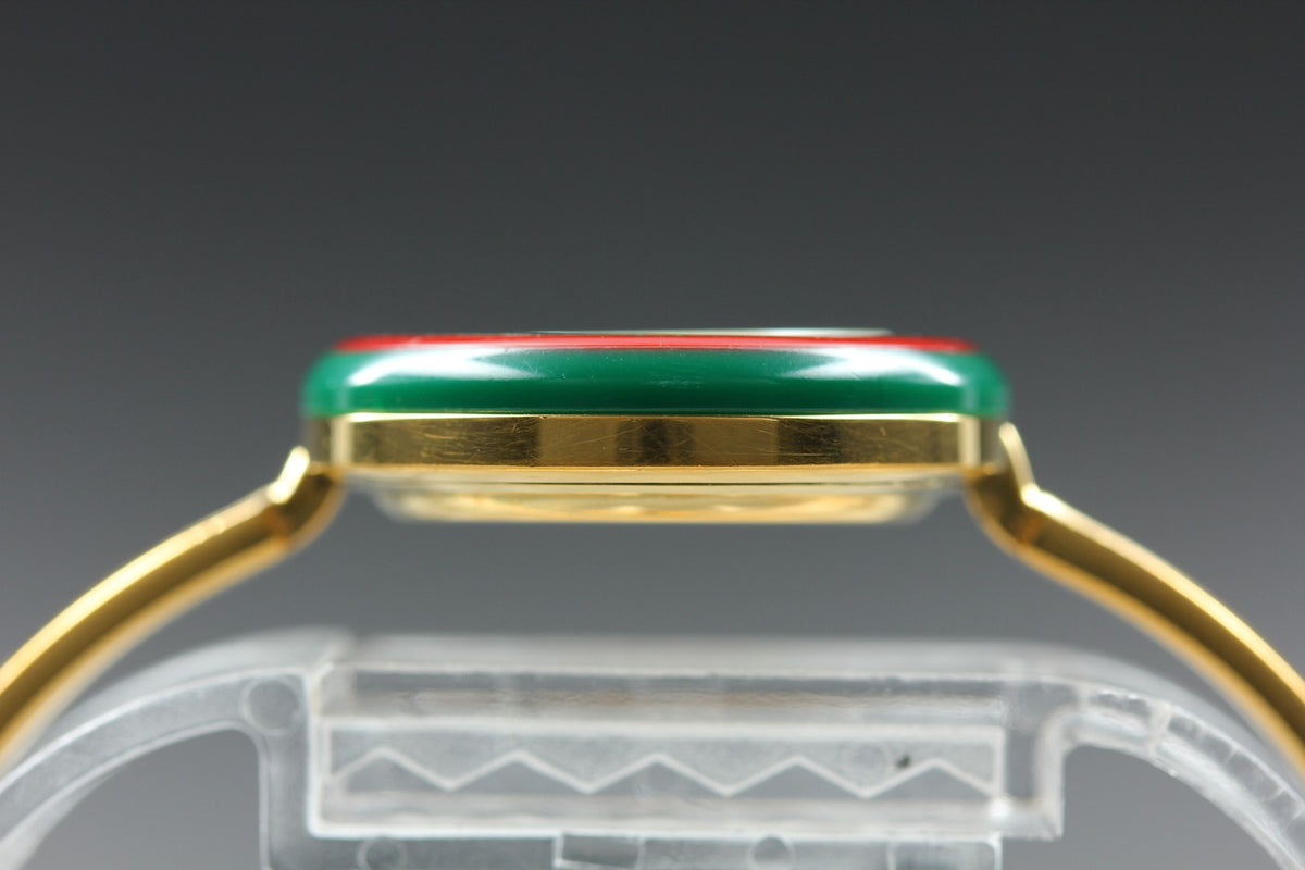 New Batt GUCCI Change Bezel 11/12.2 12Color Women's Quartz Watch 25mm From JAPAN