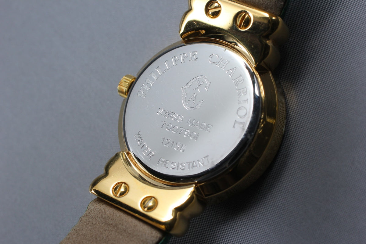 PHILIPPE CHARRIOL 7007901 White Dial Quartz Women's Watch 24mm JAPAN Box