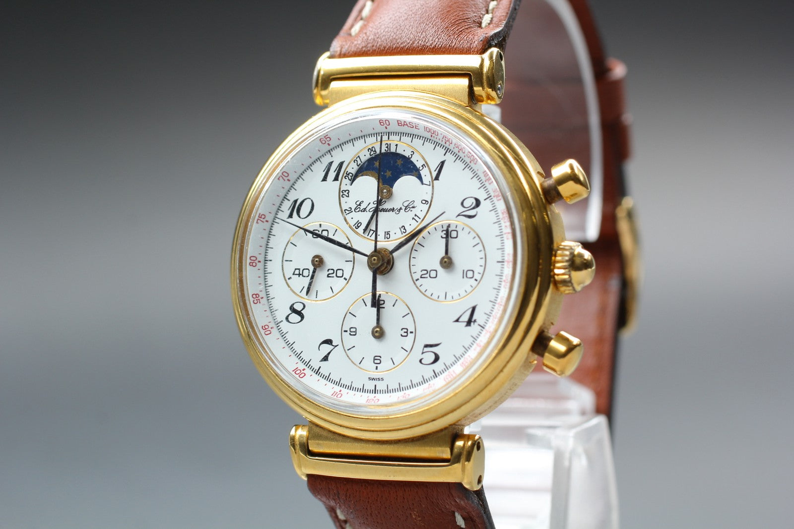 Vintage TAG HEUER Edward Heuer 125th Anniversary 188.215/1 Manual Watch 34mm JP