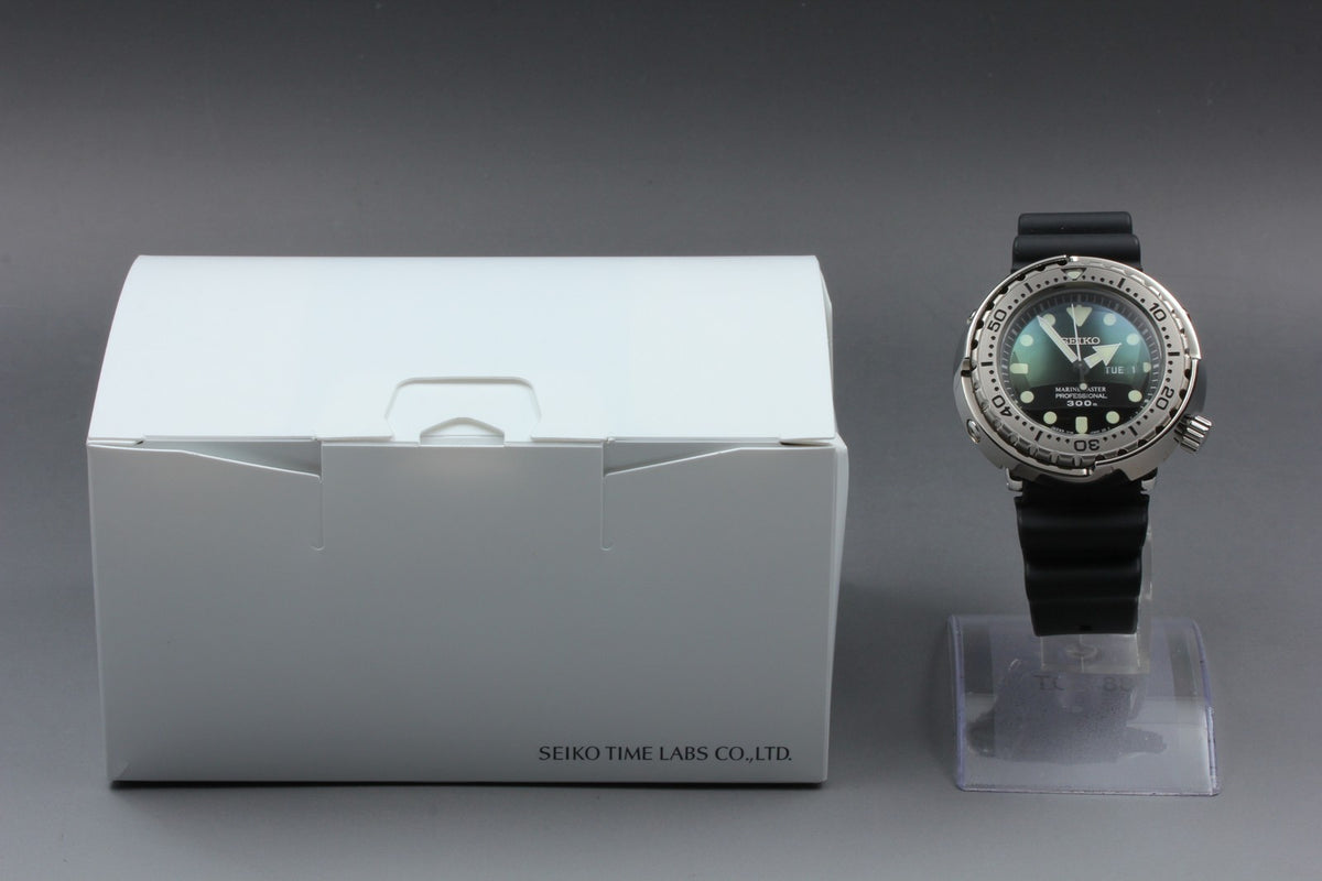 SEIKO Prospex MarineMaster 7C46-0AG0 SBBN033 Black Quartz Men's Watch JAPAN