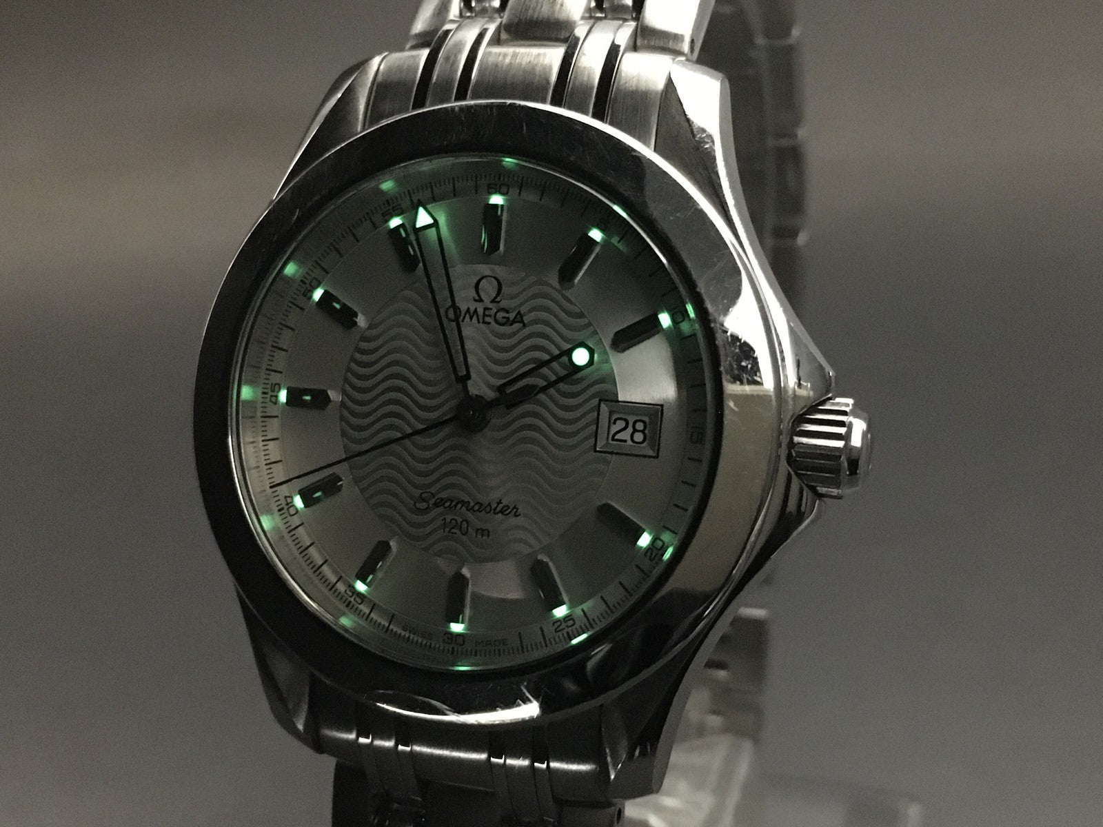 OMEGA Seamaster 120m 2511.31 / 196.1501 Cal.1538 Silver Quartz Mens Watch [Box]