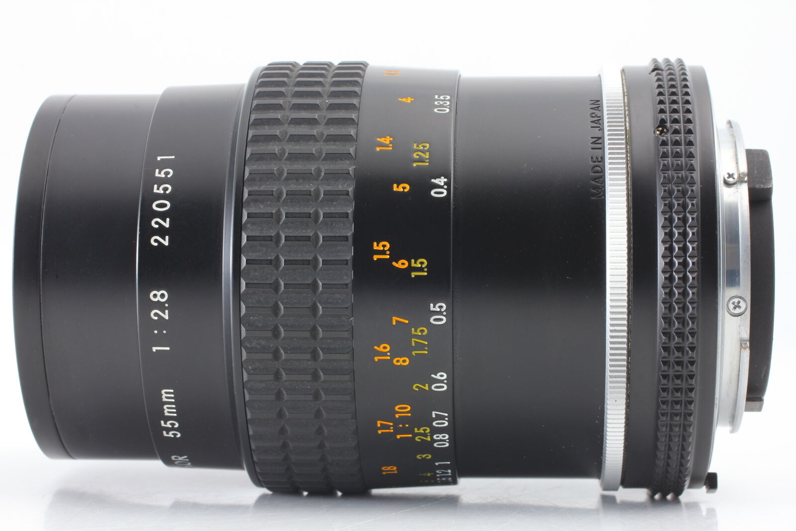 [Exc+5] Nikon Ai-s Ais Micro Nikkor 55mm f2.8 Film Camera Lens From JAPAN