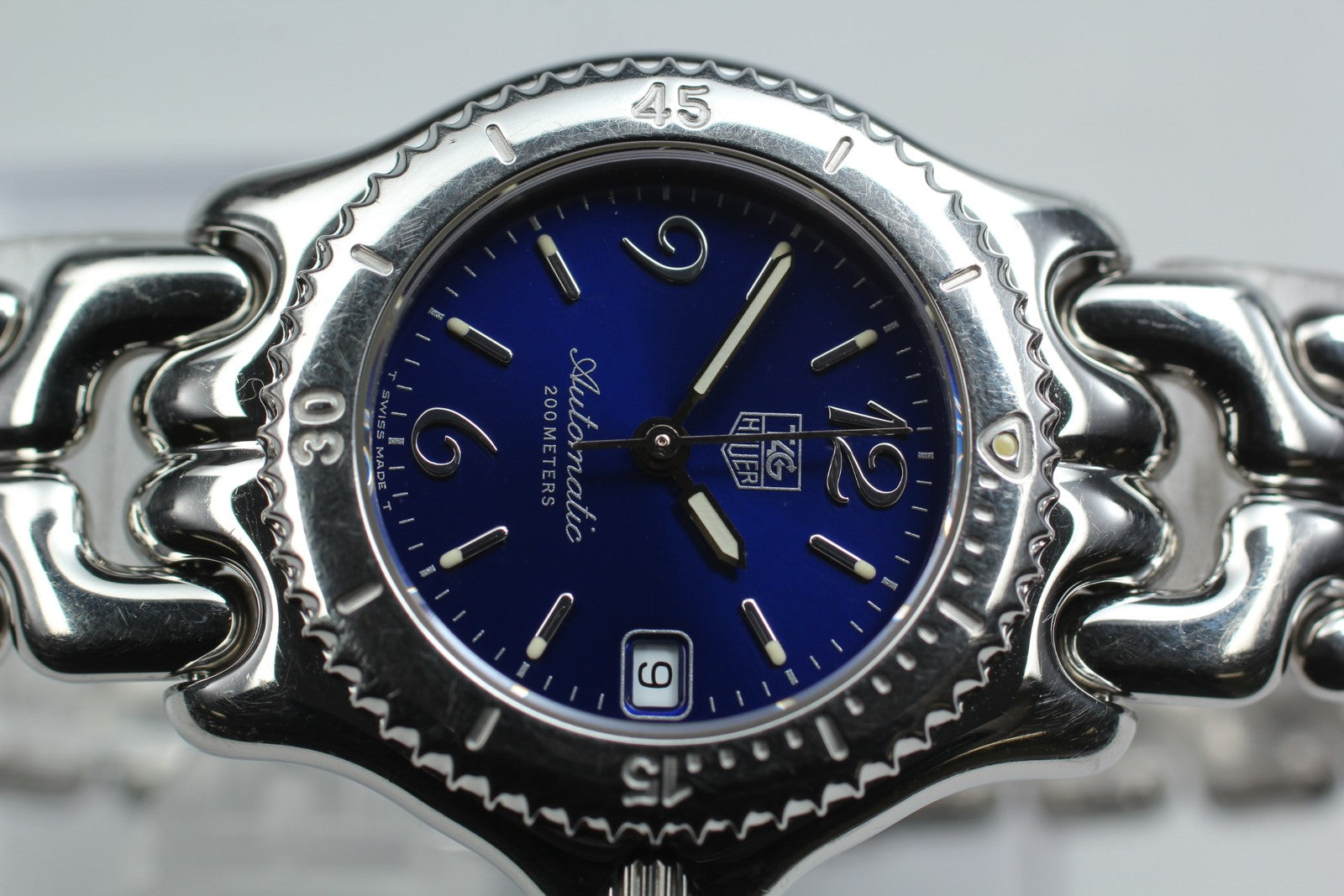 overhauled TAG Heuer SEL WG2311.BA0469 Automatic Women's Date Watch 28mm JP Box