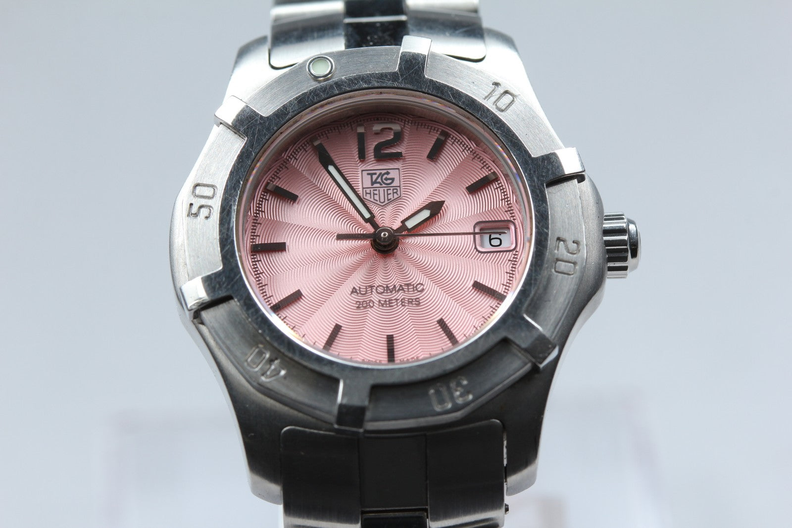 TAG HEUER Aquaracer WN2310 Automatic Pink Women's Watch 22mm JAPAN Exc+5*Box