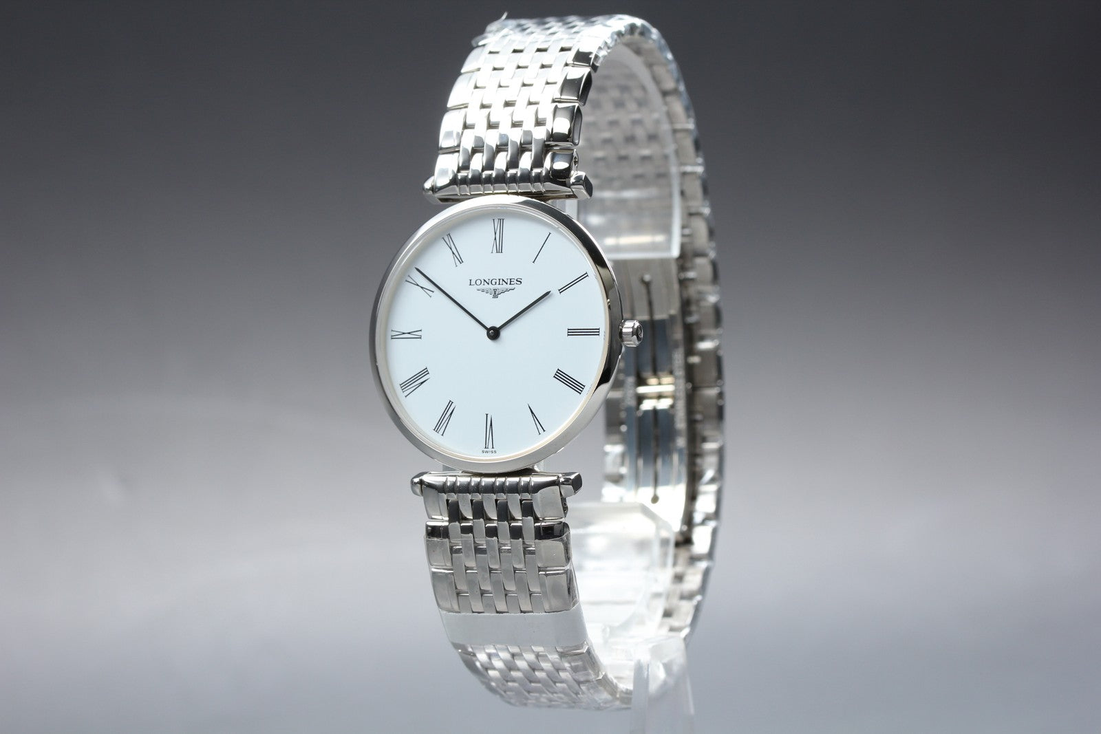 [MINT Box] LONGINES Grand Classic L4.709.4 White Dial Silver Quartz Men's Watch