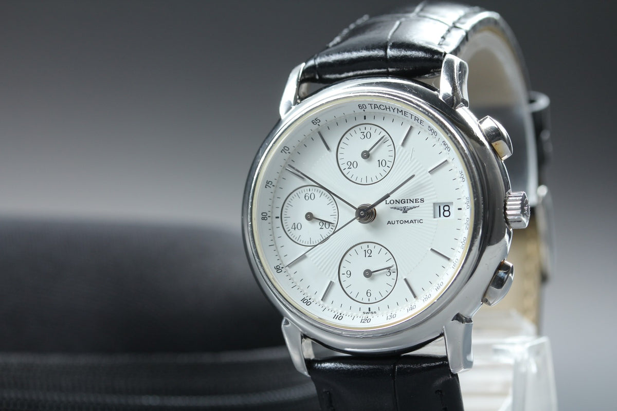 LONGINES Les Grandes Classiques L4.686.4 Automatic White Men's Watch 38mm JAPAN