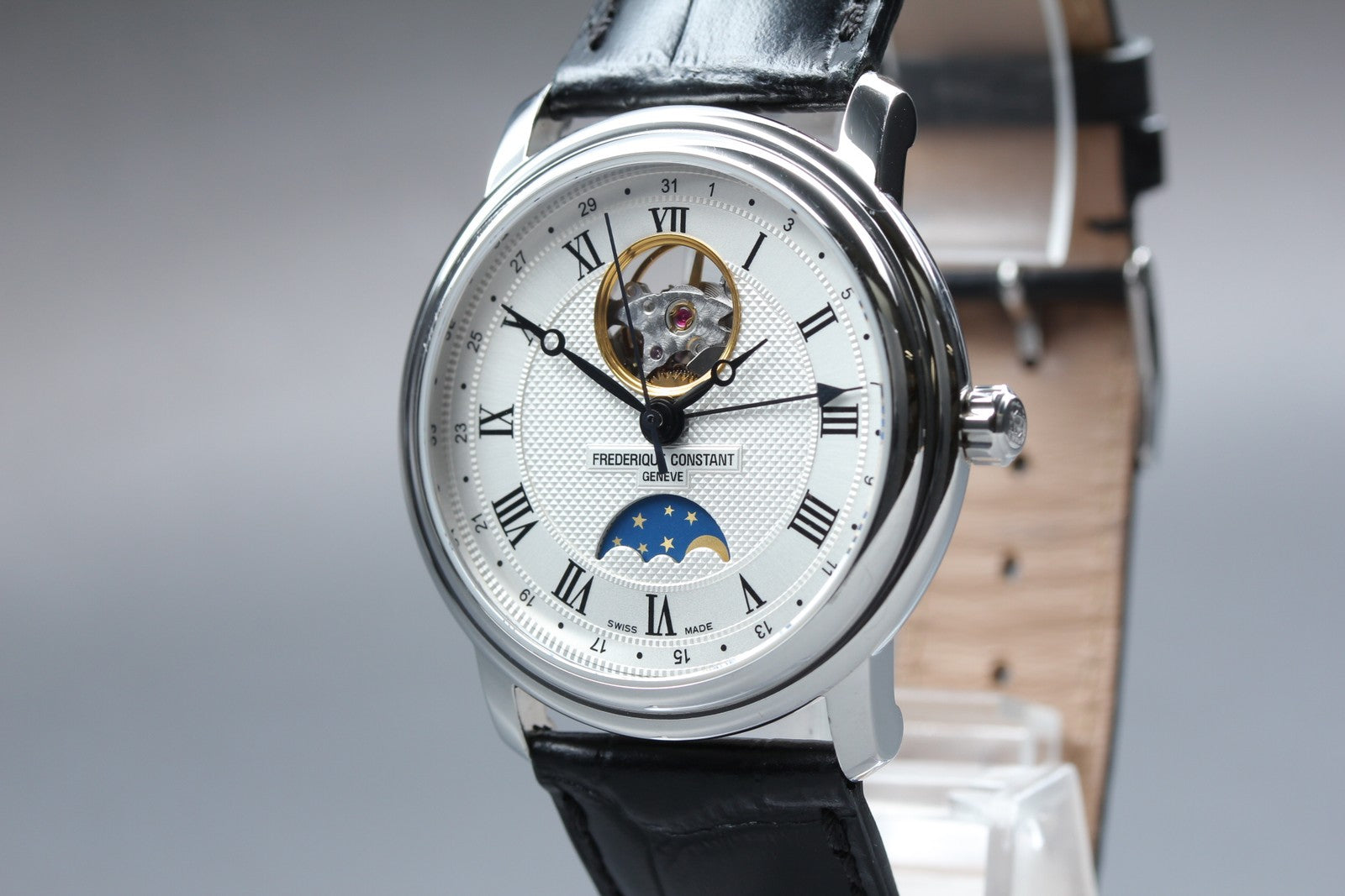 [w/ Box] Frederique Constant FC-330/335X4P4/5/6 Moon Phase Automatic Men's Watch