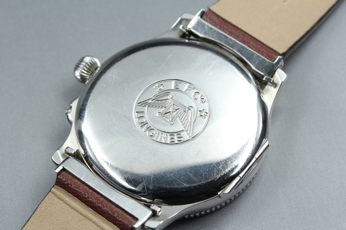 LONGINES Lindbergh Hour Angle L628.5240 Automatic White Men's Watch 37mm JAPAN