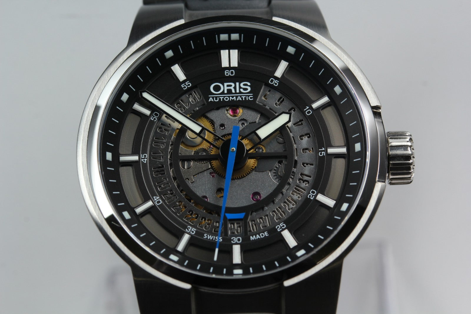 [Near MINT- Box] ORIS Williams Engine Date 7740 Black 42mm Automatic Men's Watch