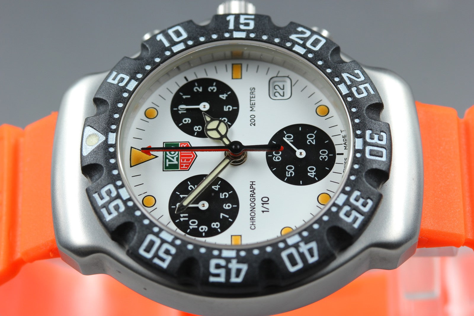 New Batt TAG HEUER Formula 1 CA1212-R0 Quartz Chronograph Men's Watch 37mm JAPAN