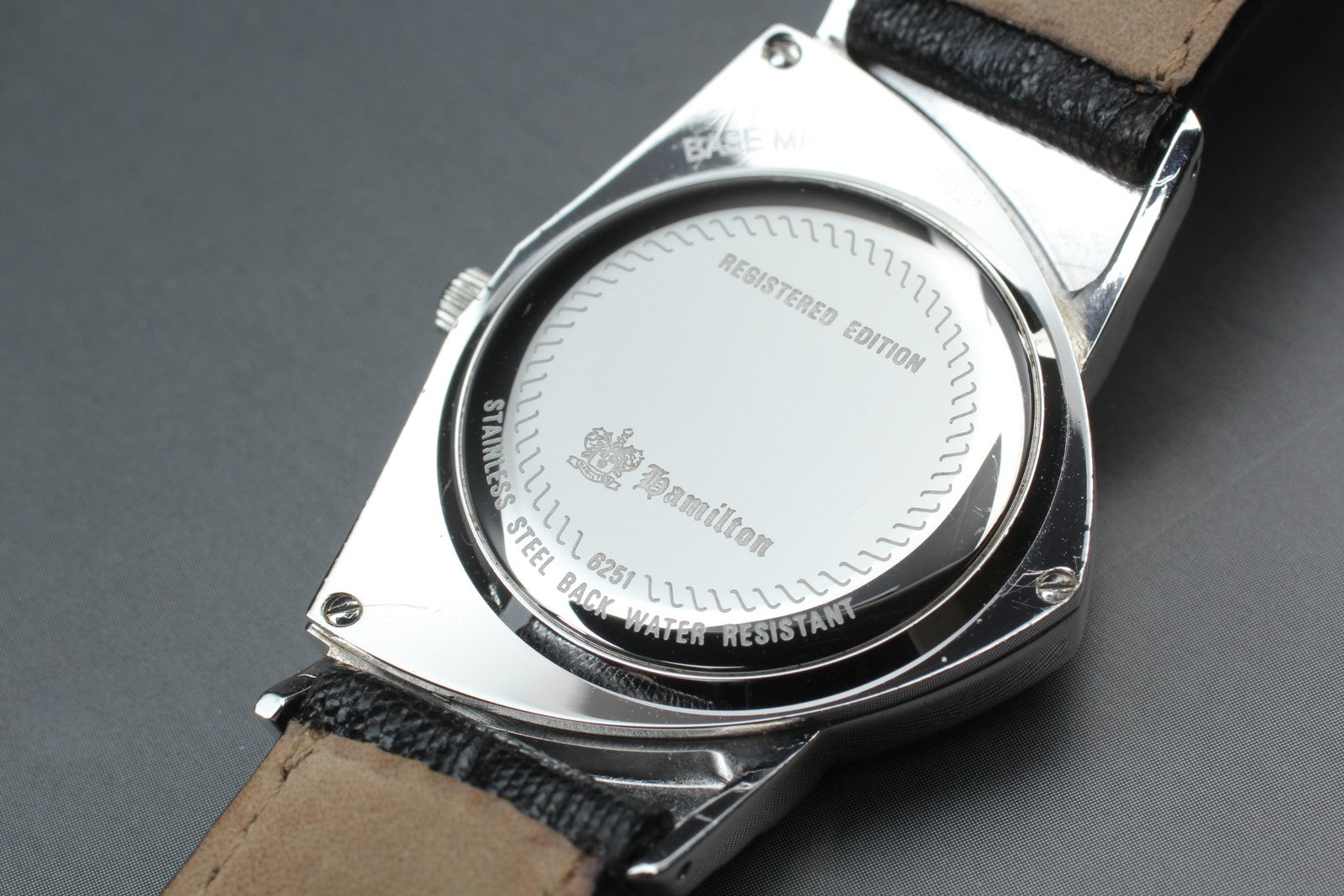 New Batt* Hamilton Ventura 6251 Registered Edition Pink Dial Quartz 32mm Exc+5