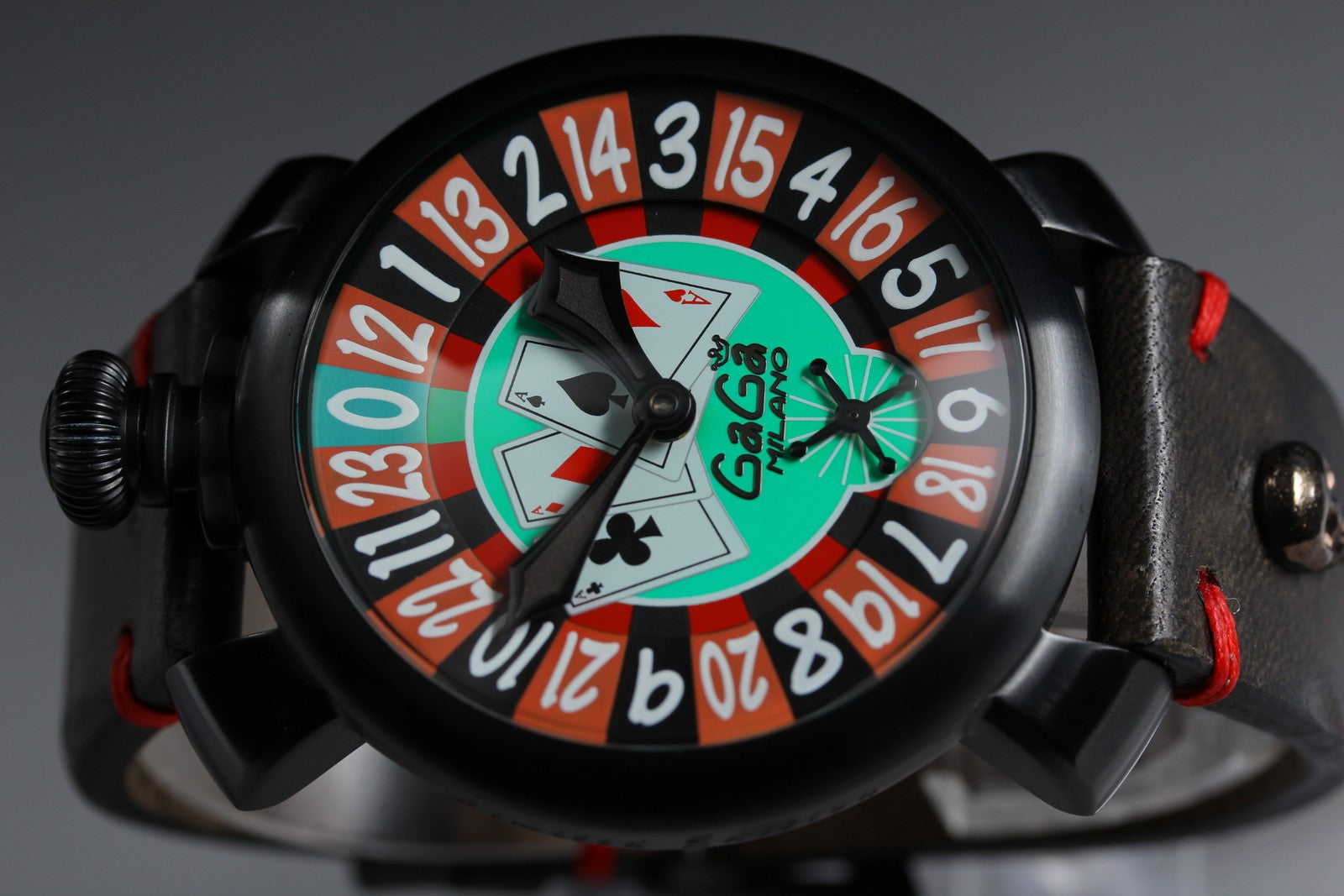 GaGa MILANO Manuale 48 Limited to 500 Automatic Men's Watch 48mm JAPAN Box