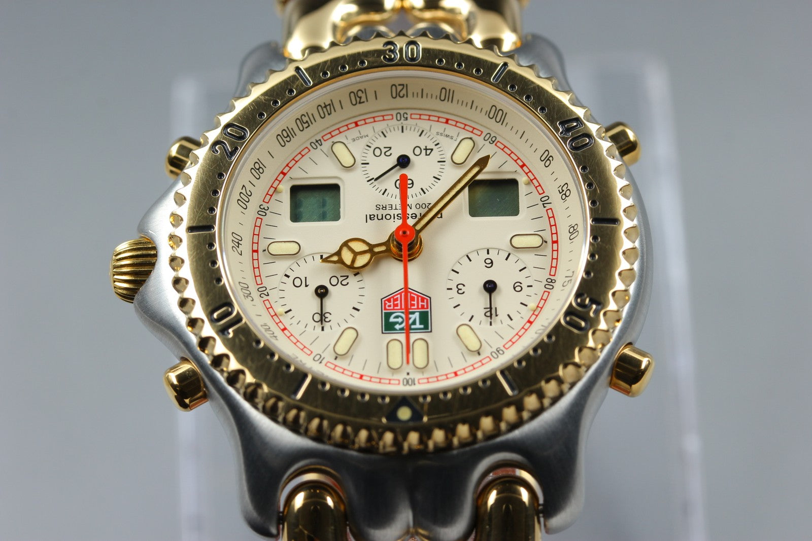 TAG HEUER SENNA SEL S/el CG1123-0 Chronograph Men's Quartz Watch [Box]