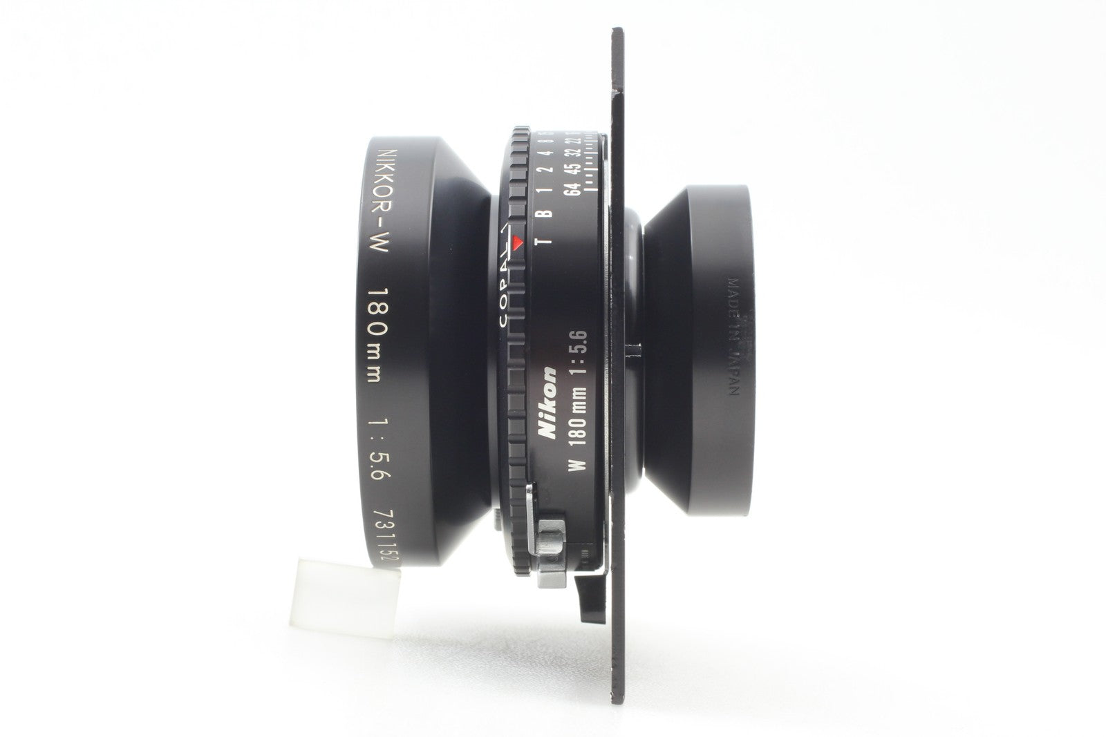 Shutter CLA [MINT] Nikon Nikkor-w 180mm f/5.6 Copal No.1 Lens From JAPAN