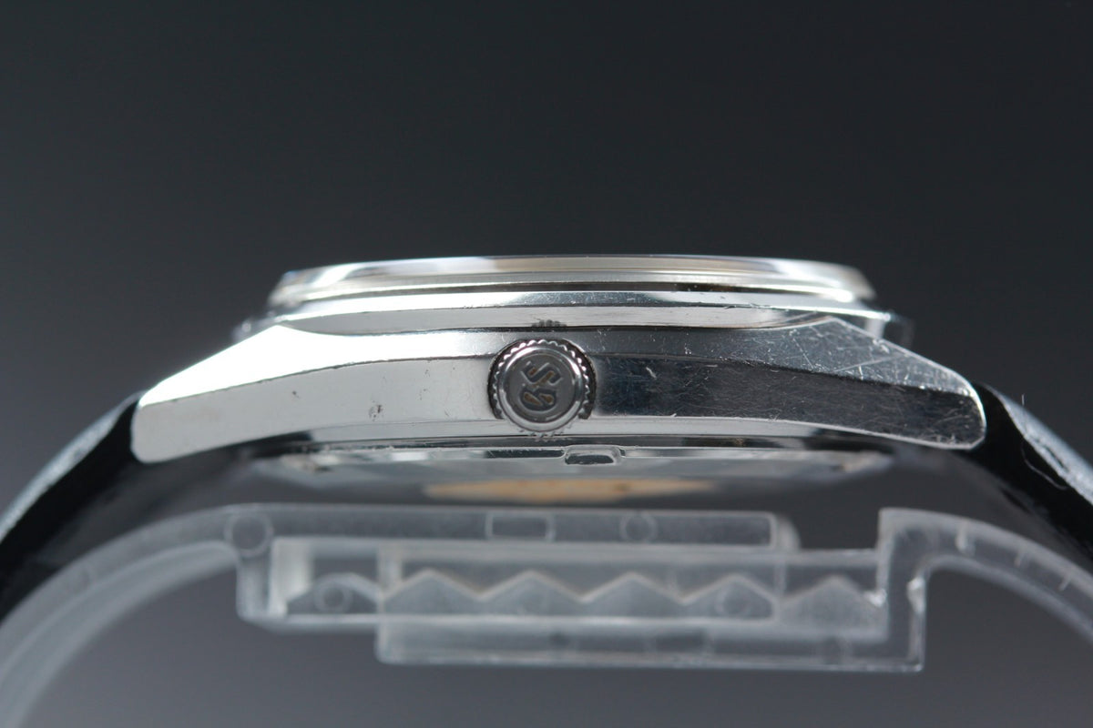 overhauled SEIKO Grand Seiko GS 5646-7010 Silver Manual Men's Watch 35mm JAPAN