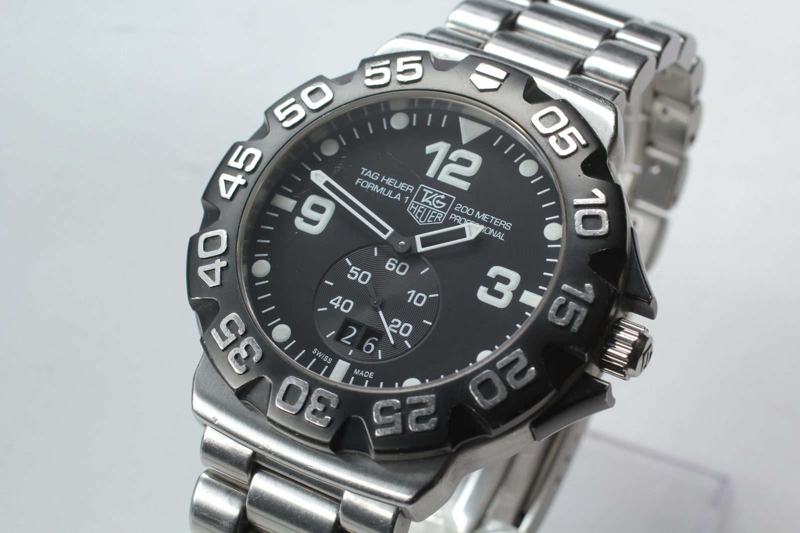 TAG Heuer Formula 1 WAH1010 Black Dial Quartz Men's Watch 44mm From JAPAN