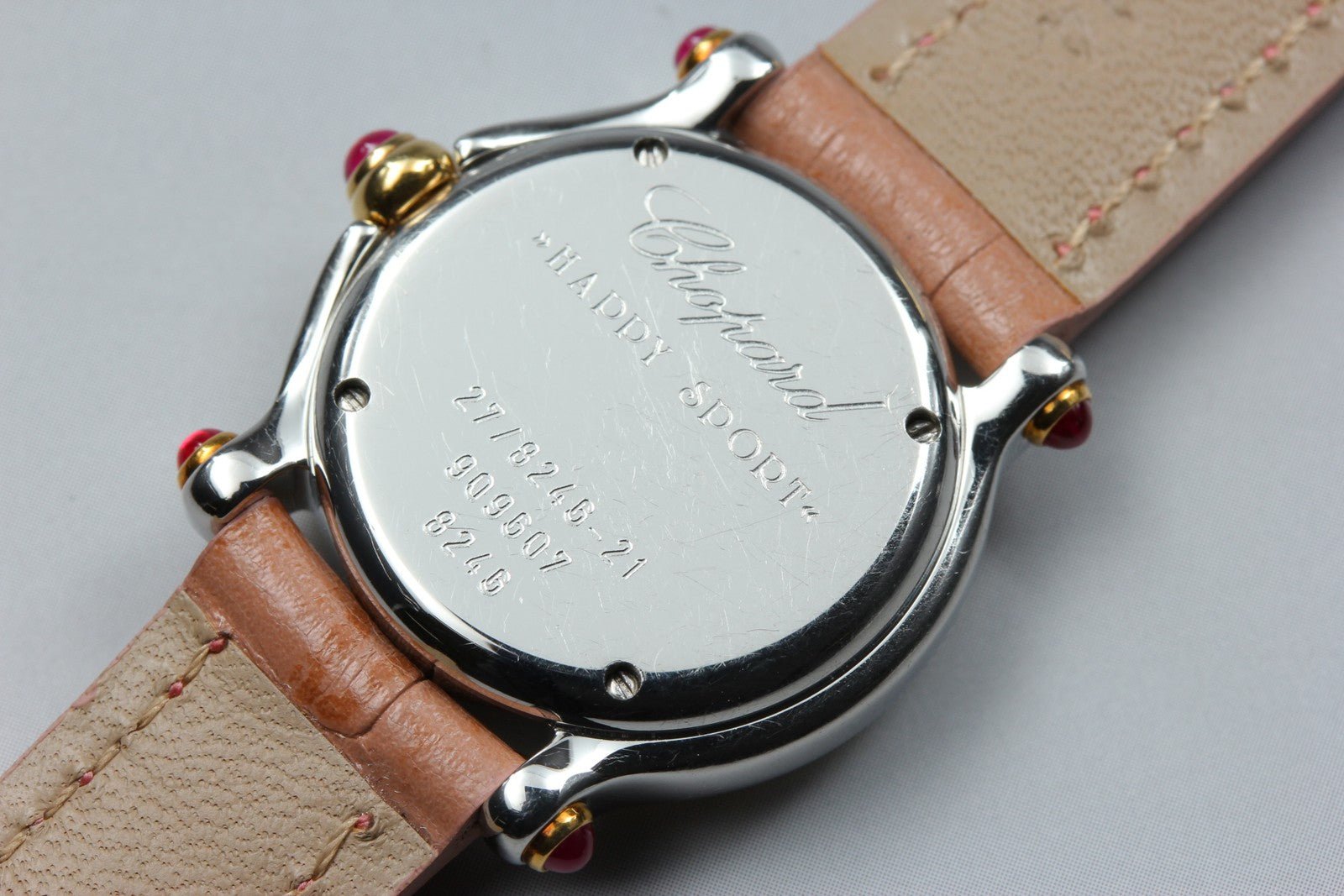 Chopard Happy Sport 27/8246-21 Moon Star Pink Dial Diamond Quartz Women’s Watch