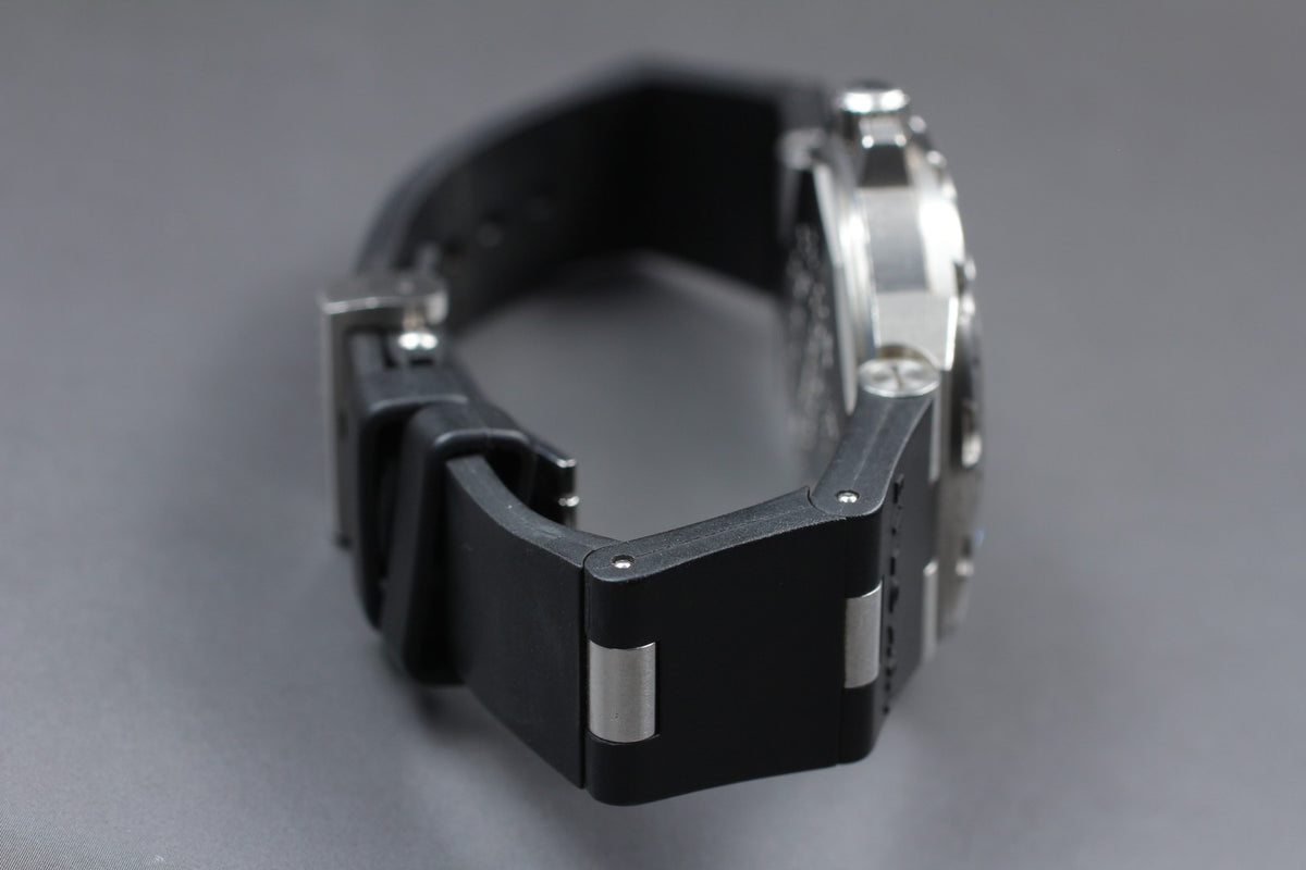 BVLGARI Diagono Scuba SD40S Date black Dial Automatic Men's Watch JAPAN